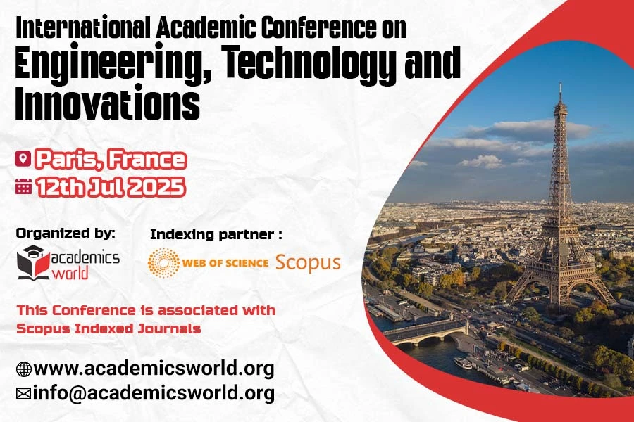 Engineering, Technology and Innovations Conference in France